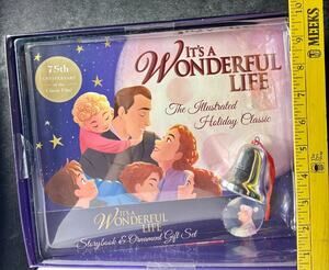 It's A Wonderful Life 75th Anniversary Storybook & Ornament Gift Set